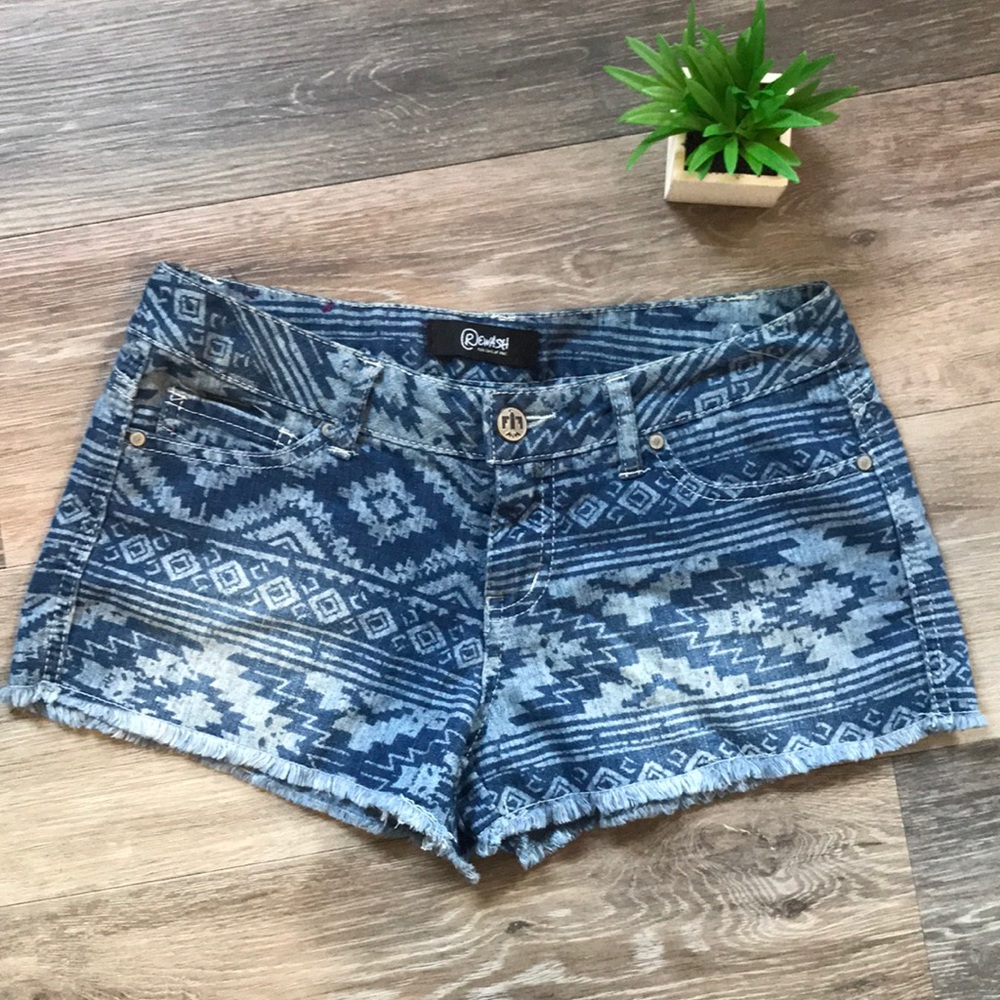Rewash size 7 jean shorts-cute pattern